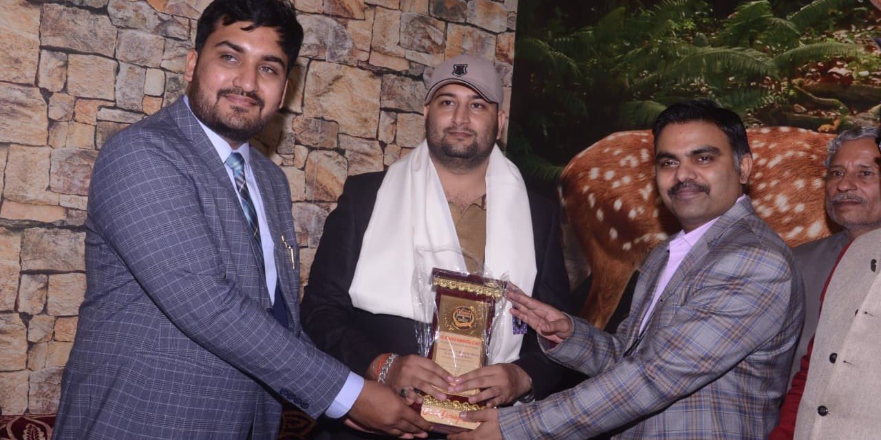 Dr. Prince Kumar Mishra honoured by Judge Mayank Tripathi and Judge Pratyush Anand Mishra